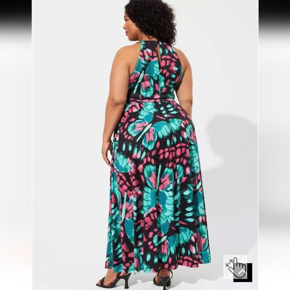 Torrid Maxi Studio Knit Halter Dress - Picture 2 of 12